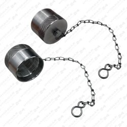 Staubdeckel ALU Gr. 3 für Kupplungsstecker Gr. 6...