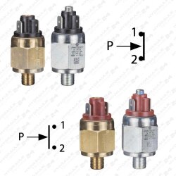 Hydraulik Druckschalter Schlie&szlig;er &Ouml;ffner bis zu 300 bar &Ouml;L Sensor
