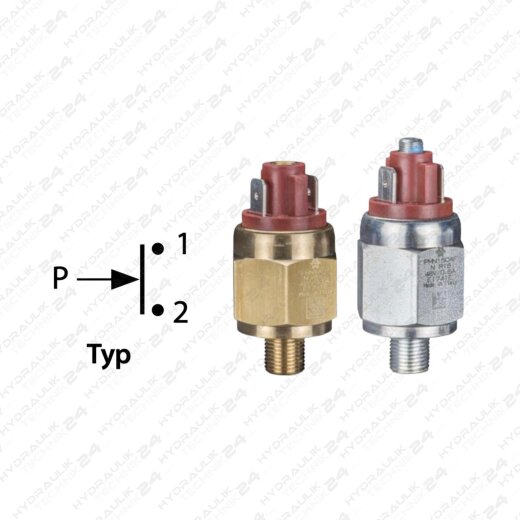 Druckschalter Schlie&szlig;er  G 1/4"AG Einstellbereich 0,1 - 1 bar PMN1ABNR14