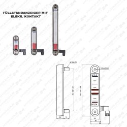 Hydraulik Hydraulik&ouml;l F&uuml;llstandanzeiger mit...