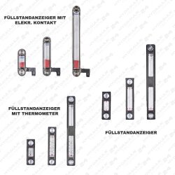 Hydraulik Hydraulik&ouml;l F&uuml;llstandanzeiger mit Thermometer &Ouml;lstandanzeiger &Ouml;lstand