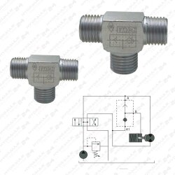 Hydraulik - Wechselventil - Oder-Ventil - metrisches...